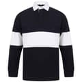 Miniatyrbillede 1 af 3: Front Row Unisex Adult Panelled Rugby Shirt