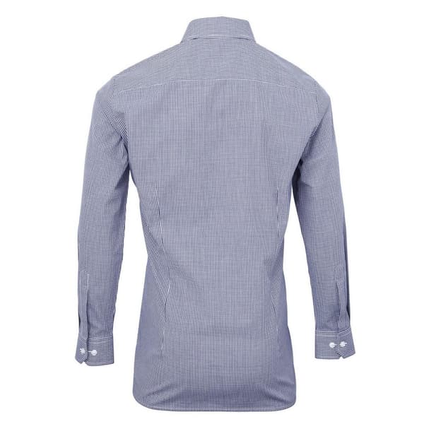 Premier Gingham langærmet skjorte til mænd