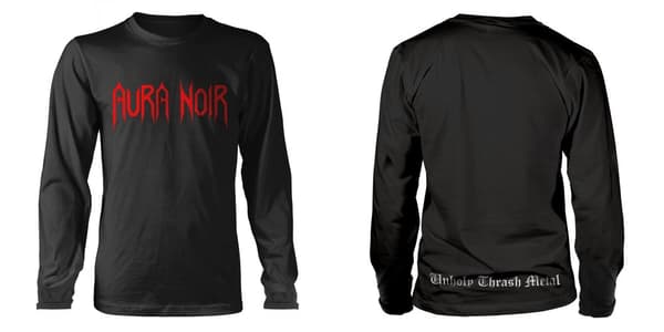 AURA NOIR - LONGSLEEVE, LOGO S