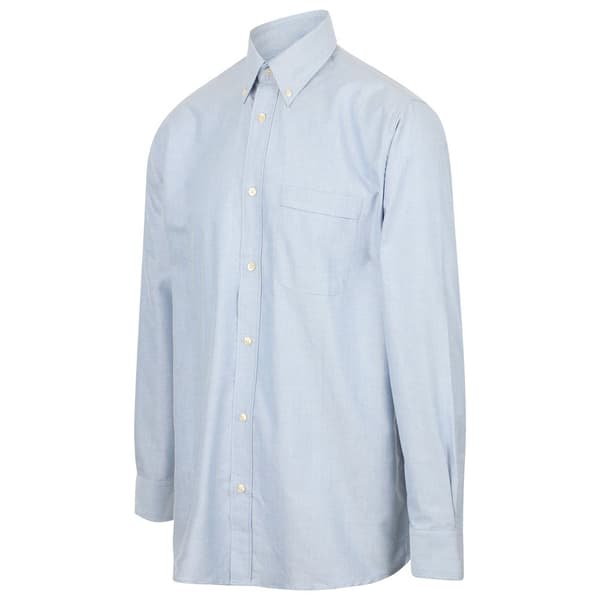 Henbury Mens Classic Oxford Long-Sleeved Formal Shirt