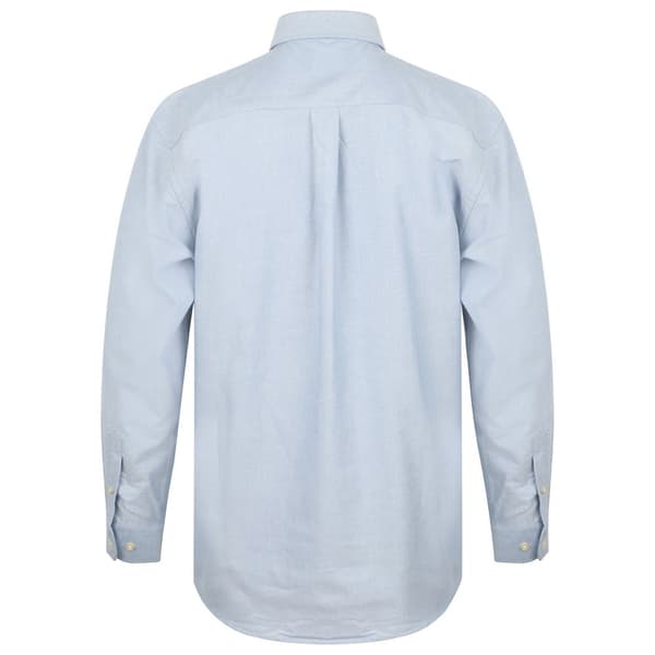 Henbury Mens Classic Oxford Long-Sleeved Formal Shirt