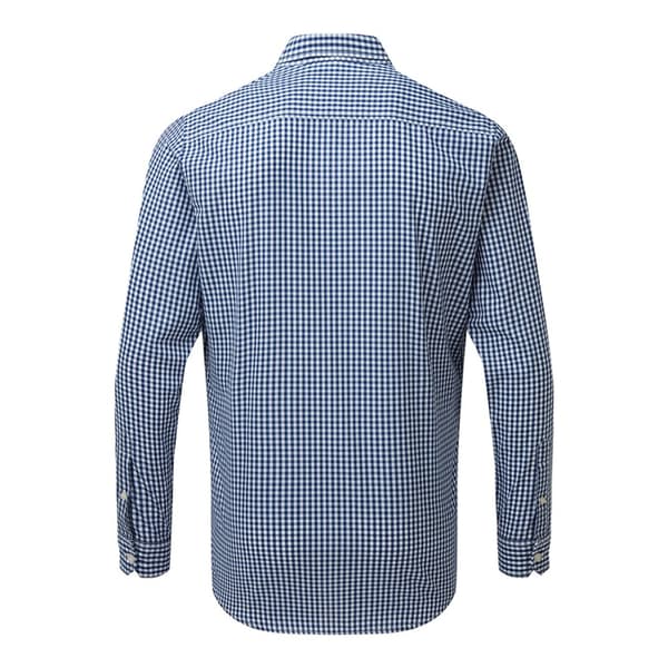 Premier Mens Maxton Checked Long-Sleeved Shirt
