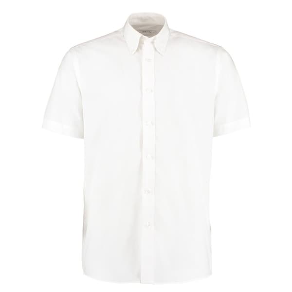 Kustom Kit Mens Workforce Classic Short-Sleeved Shirt White XXL