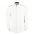 Pikkukuva 1 / 2: Kustom Kit Mens Premium Contrast Oxford Long-Sleeved Shirt