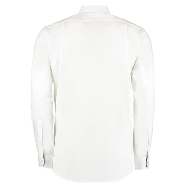 Kustom Kit Mens Premium Contrast Oxford Long-Sleeved Shirt