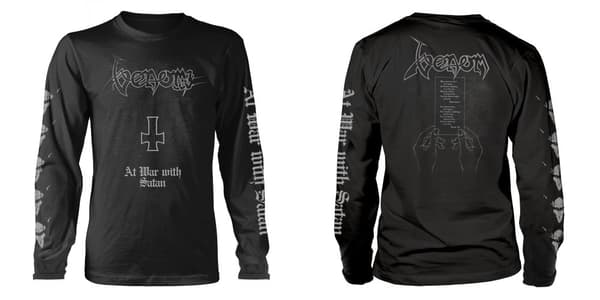 VENOM- LONG SLEEVE, AT WAR WITH SATAN