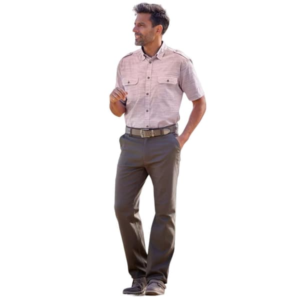 Atlas For Men Mens Poplin Pilot Shirt