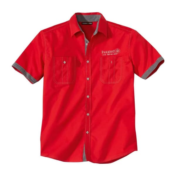 Atlas For Men Snygg skjorta för herrar Red 3XL