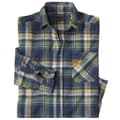 Miniatyrbilde 1 av 4: Atlas For Men Mens Checked Flannel Embroidered Detail Shirt