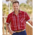 Miniatyrbilde 2 av 2: Atlas For Men Mens Checked Short-Sleeved Shirt
