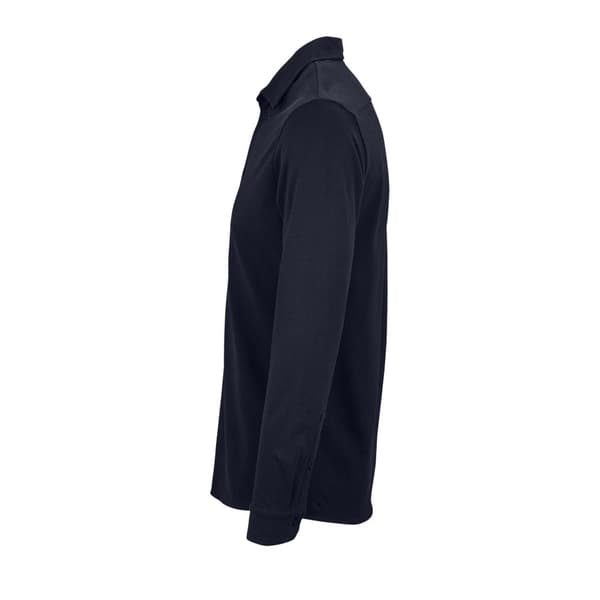 NEOBLU Mens Basile Piqué Organic Long-Sleeved Shirt