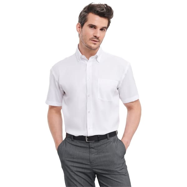 Russell Collection Mens Ultimate Short-Sleeved Shirt