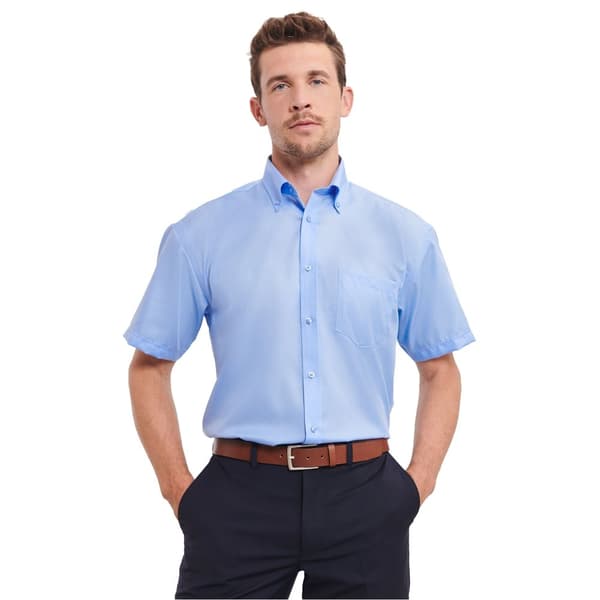 Russell Collection Mens Ultimate Short-Sleeved Shirt