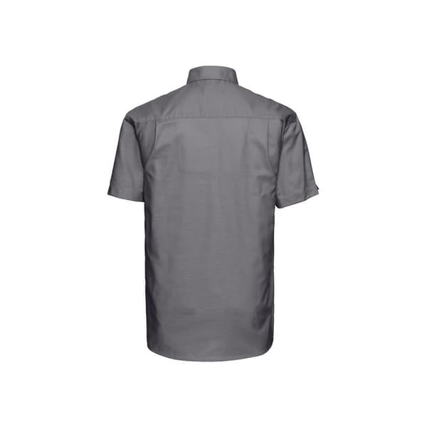 Russell Collection Oxford Easy-Care kortärmad skjorta för herrar