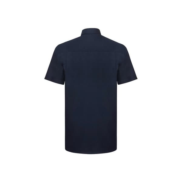 Russell Collection Oxford Easy-Care kortärmad skjorta för herrar