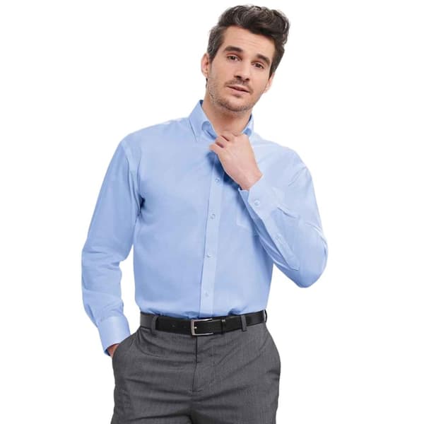 Russell Collection Mens Ultimate Long-Sleeved Formal Shirt