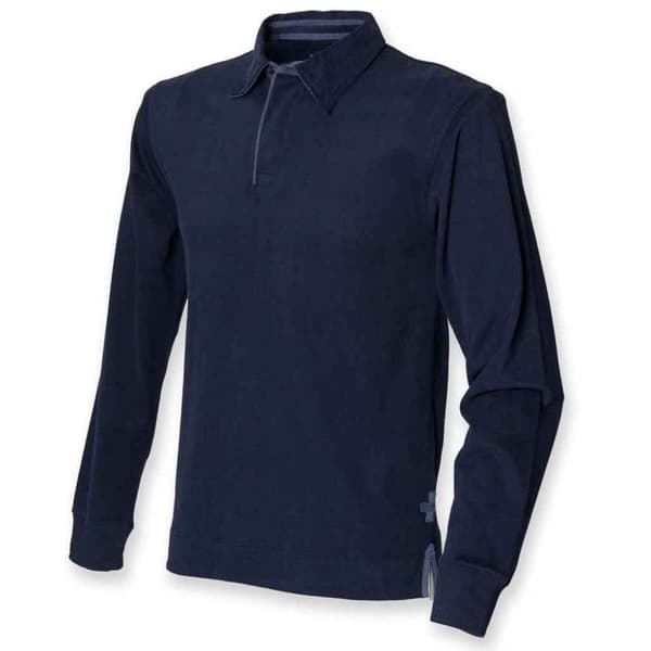 Front Row Soft Touch Rugbytröja, herr Navy M