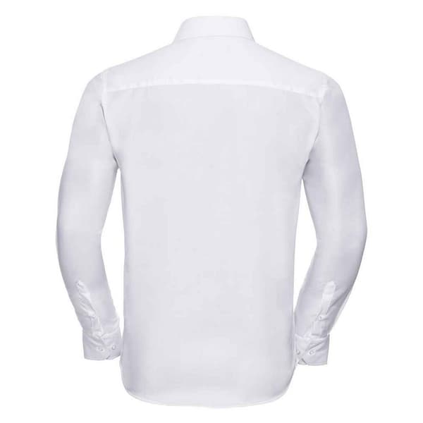 Russell Collection Mens Ultimate Tailored Långärmad Skjorta