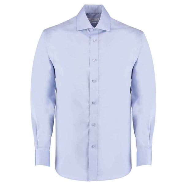Kustom Kit Långärmad Oxford-skjorta för herrar