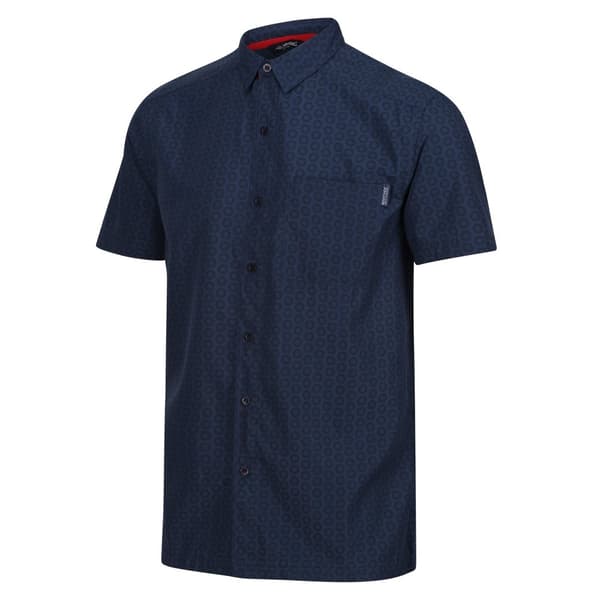 Regatta Mens Mindano VIII Patterned Short-Sleeved Shirt