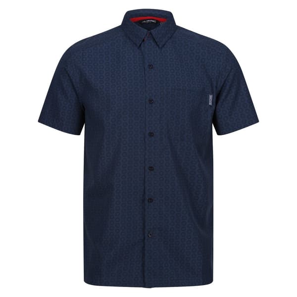 Regatta Mens Mindano VIII Patterned Short-Sleeved Shirt