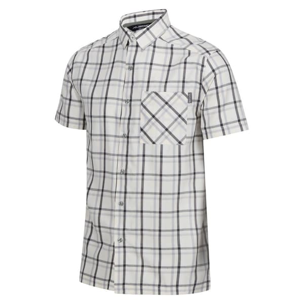 Regatta Mens Mindano VIII Checked Short-Sleeved Shirt