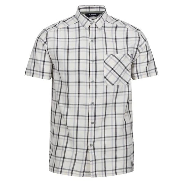 Regatta Mens Mindano VIII Checked Short-Sleeved Shirt