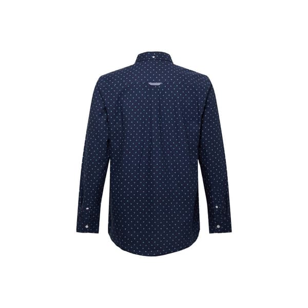 Maine Mens Dash Print Long-Sleeved Shirt