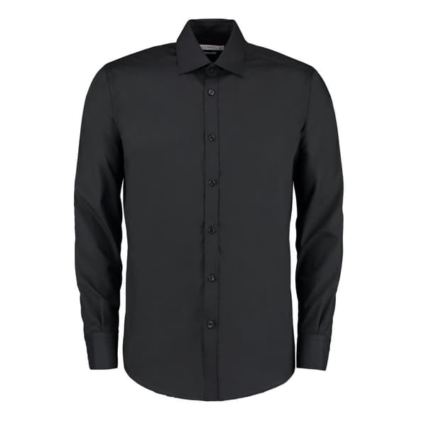 Kustom Kit Mens Slim Long-Sleeved Business Shirt