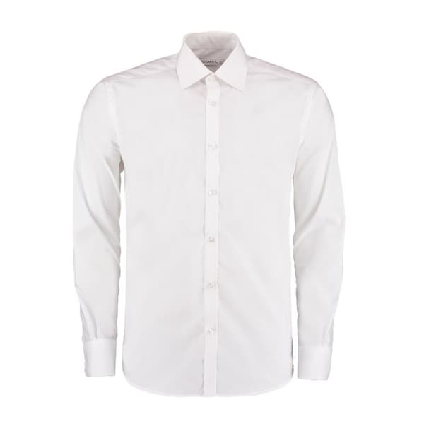 Kustom Kit Mens Slim Long-Sleeved Business Shirt