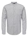Miniatyrbild 4 av 4: Only & Sons - onsCaiden Mao Stripe Linen Shirt