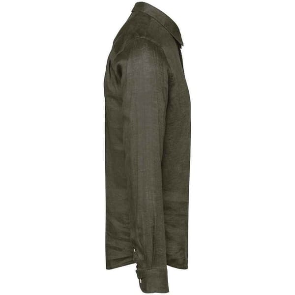 Native Spirit Mens Linen Long-Sleeved Shirt