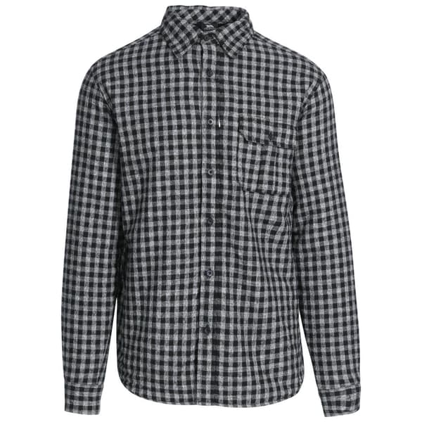Trespass Mens Sheedacallee Checked Cotton Shirt Black L