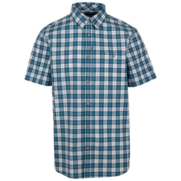 Trespass Calcutt-skjorta, herr Blue Check 3XL