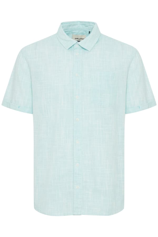 Blend - K.Ä. Skjorta 20717511 Struktur Aqua XL