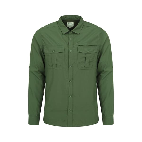 Mountain Warehouse Mens Navigator II Mosquito Repellent Shirt