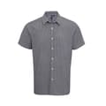 Pikkukuva 1 / 3: Premier Mens Gingham Cotton Short-Sleeved Shirt