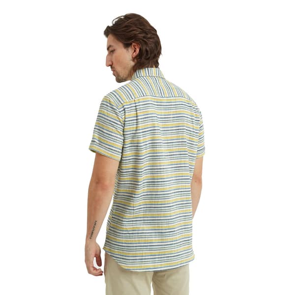 TOG24 Kortärmad skjorta Harold Stripe för herrar