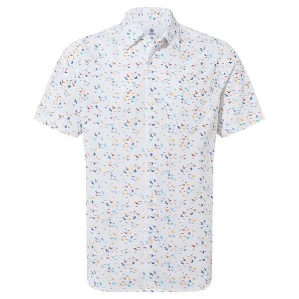 TOG24 Conrad kortärmad skjorta för herrar Optic White XL