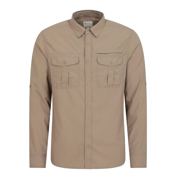 Mountain Warehouse Mens Navigator II Mosquito Repellent Shirt