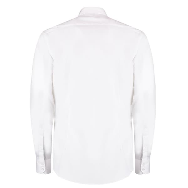 Kustom Kit Mens Oxford Slim Long-Sleeved Shirt