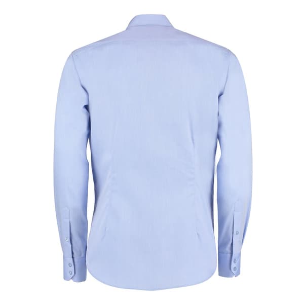 Kustom Kit Oxford Slim långärmad skjorta för män