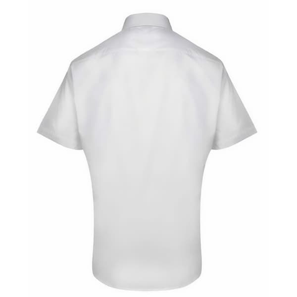 Premier Mens Supreme Poplin Short-Sleeved Shirt