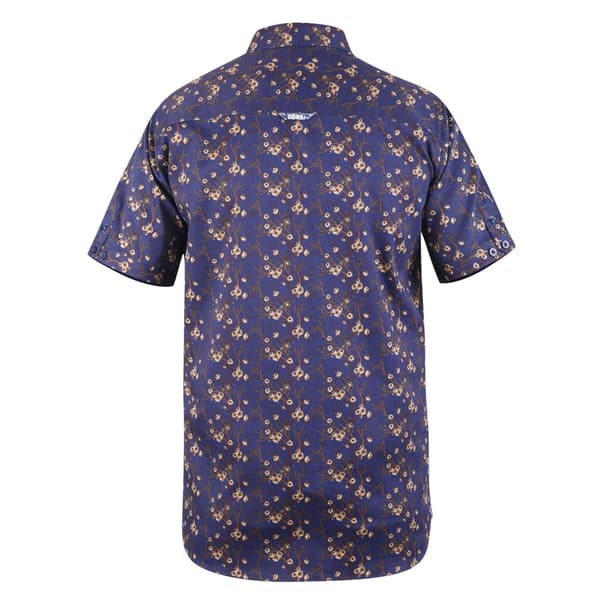 Duke Mens D555 Kingston Floral Short-Sleeved Shirt