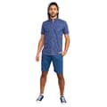 Miniatyrbild 3 av 4: Duke Mens D555 Hackford Surfboard Button-Down Kingsize kortärmad skjorta