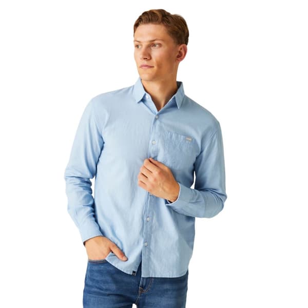 Regatta Mens Babbinswood Linen Shirt