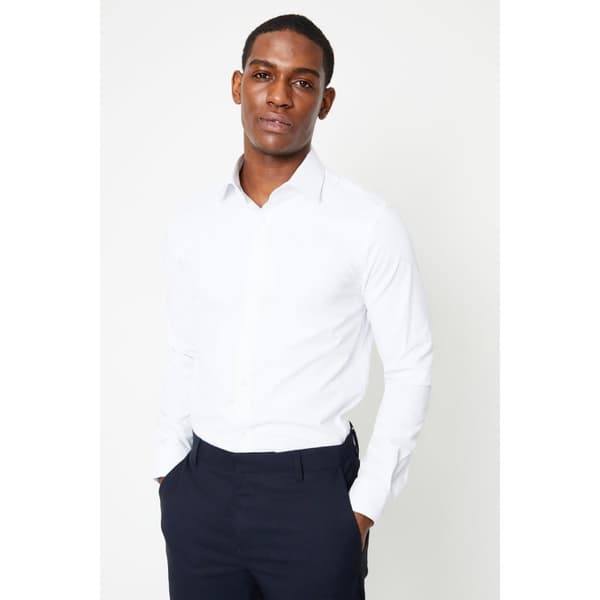 Burton Mens Easy-Iron Slim Long-Sleeved Shirt