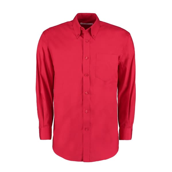 Kustom Kit Mens Oxford Classic Long-Sleeved Shirt
