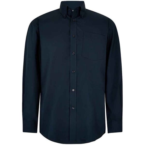 Kustom Kit Mens Oxford Classic Long-Sleeved Shirt