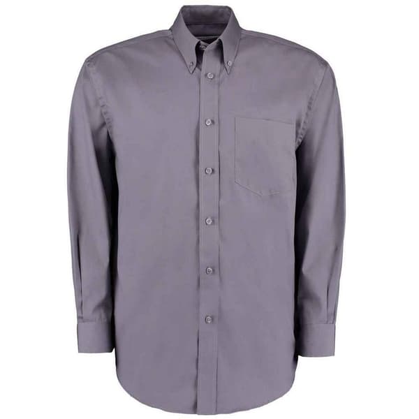 Kustom Kit Mens Oxford Classic Long-Sleeved Shirt